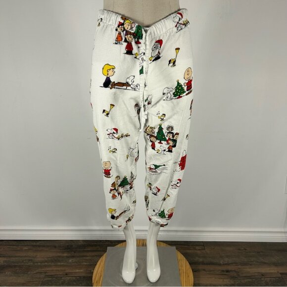 ❤️ Peanuts Character Print Jogger Pants S - Picture 2 of 10